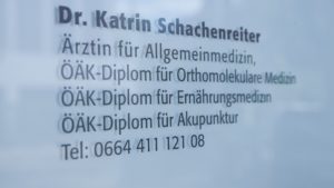 Ordination von Dr. Katrin Schachenreiter